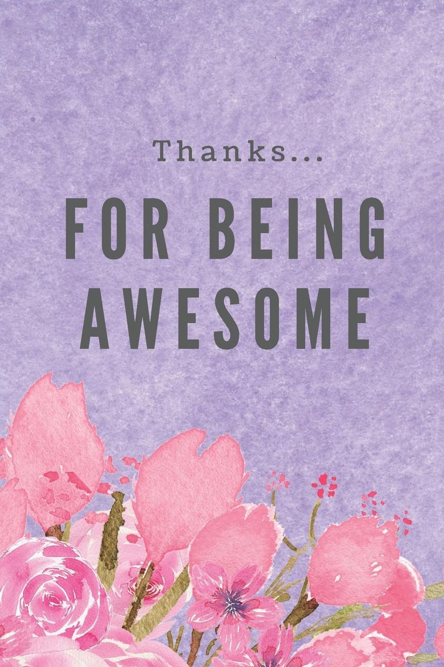 Planner: Thanks For Being Awesome: 6 x 9 UNDATED PLANNER, ideal gift idea for friend, teacher, teacher assistant, colleague.
