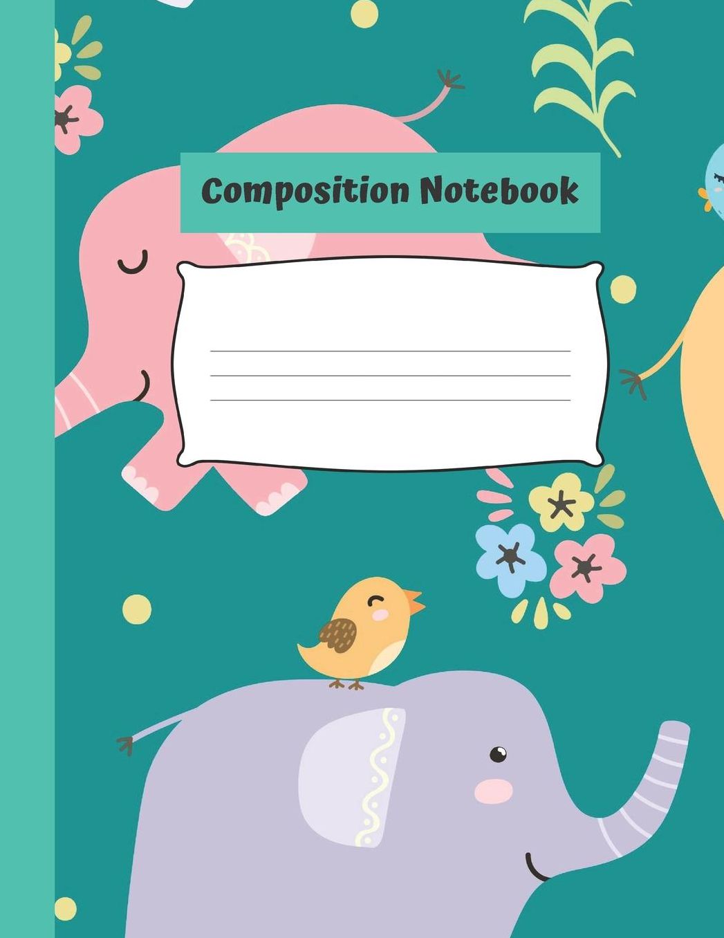 Composition Notebook: Large 8.5x11 blank college ruled