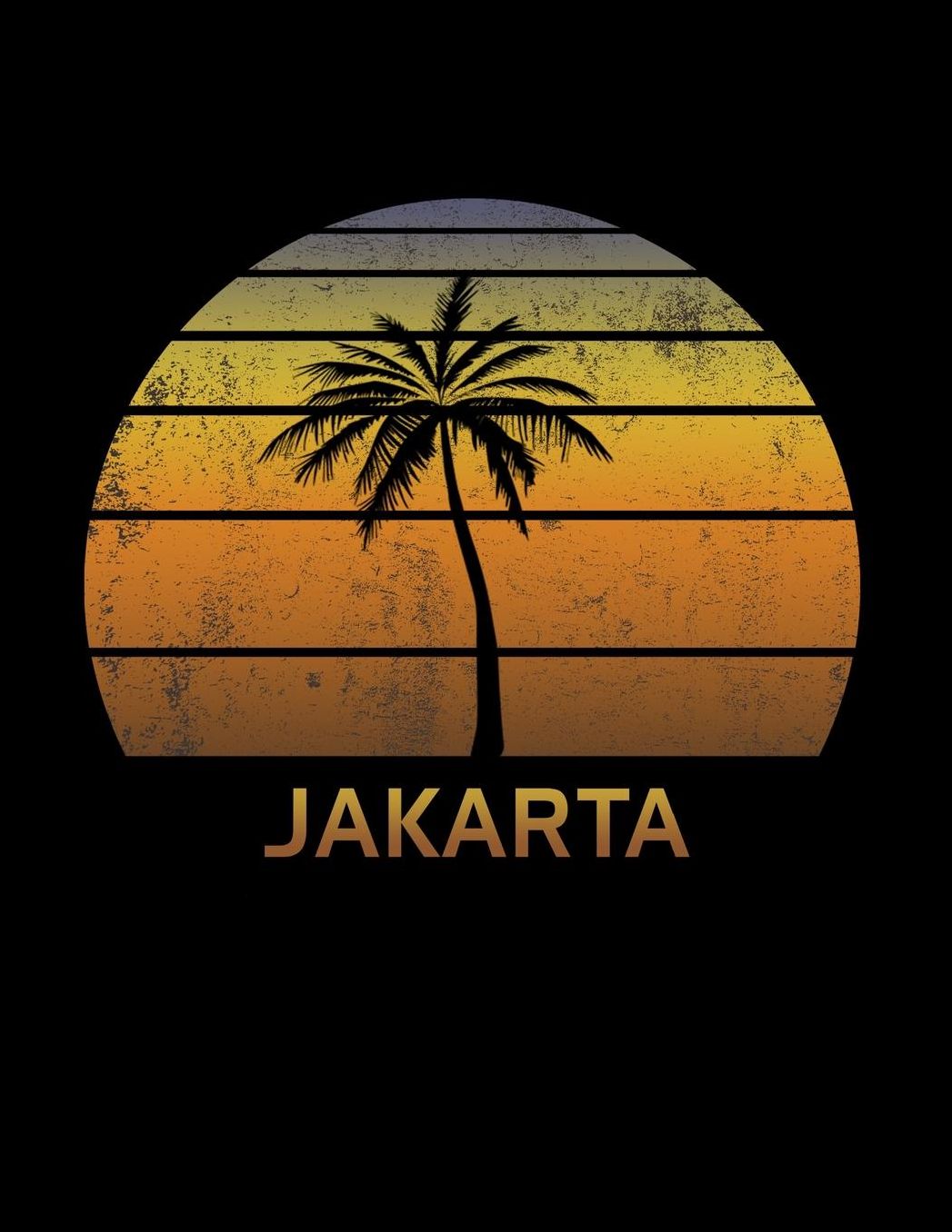 Jakarta: Indonesia Notebook Lined College Ruled Paper For Taking Notes. Stylish Journal Diary 8.5 x 11 Inch Soft Cover. For Home, Work Or School.
