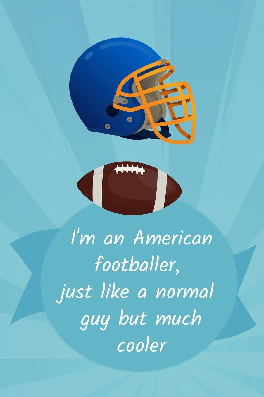Thick Journal - Football Accessories for Boys Girls (119 Pages)