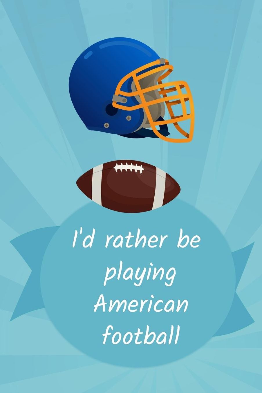 Thick Journal - Football Accessories for Boys Girls (119 Pages)