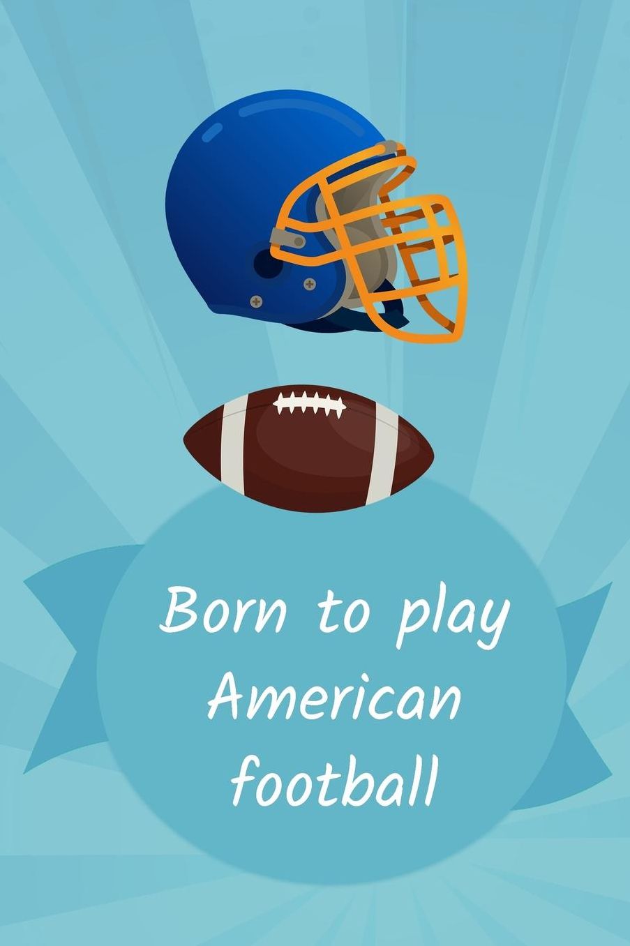 Thick Journal - Football Accessories for Boys Girls (119 Pages)