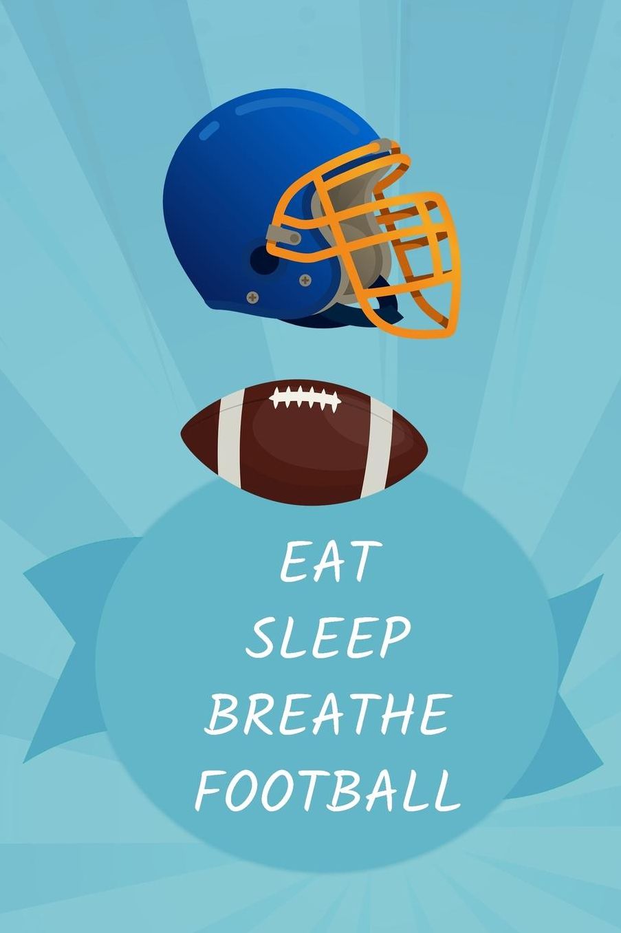 Thick Journal - Football Accessories for Boys Girls (119 Pages)