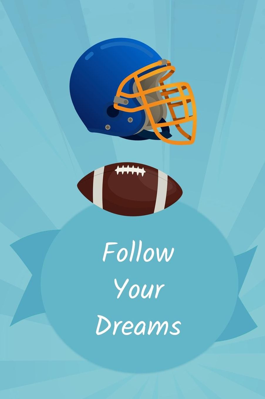 Thick Journal - Football Accessories for Boys Girls (119 Pages)