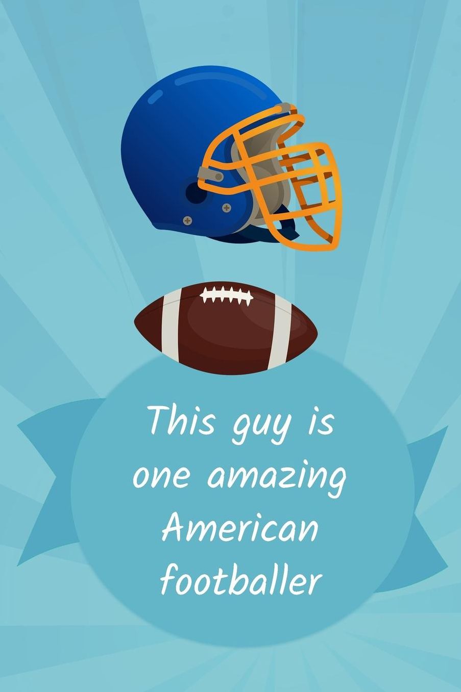 Thick Journal - Football Accessories for Boys Girls (119 Pages)