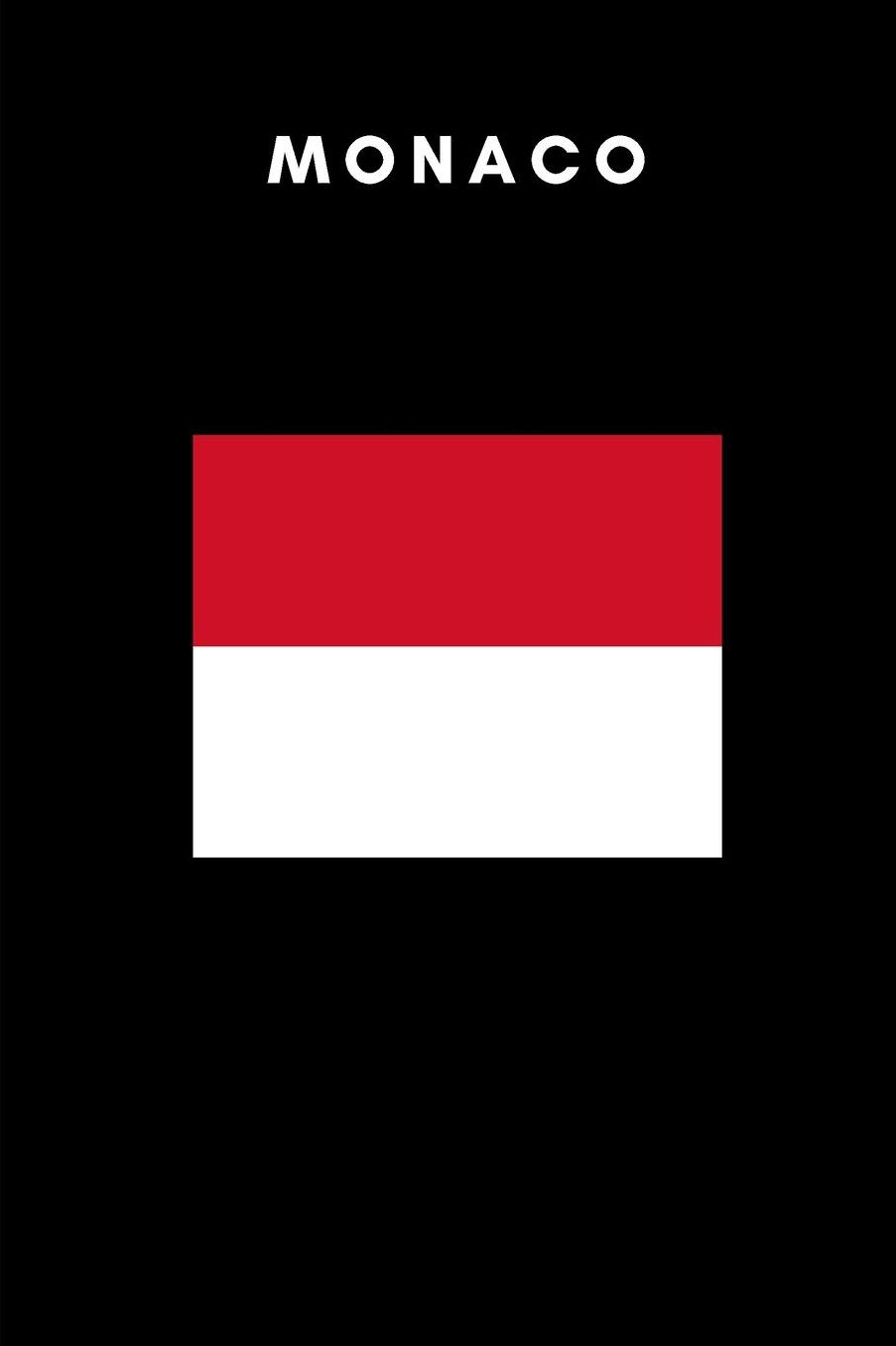 Monaco: Country Flag A5 Notebook to write in with 120 pages