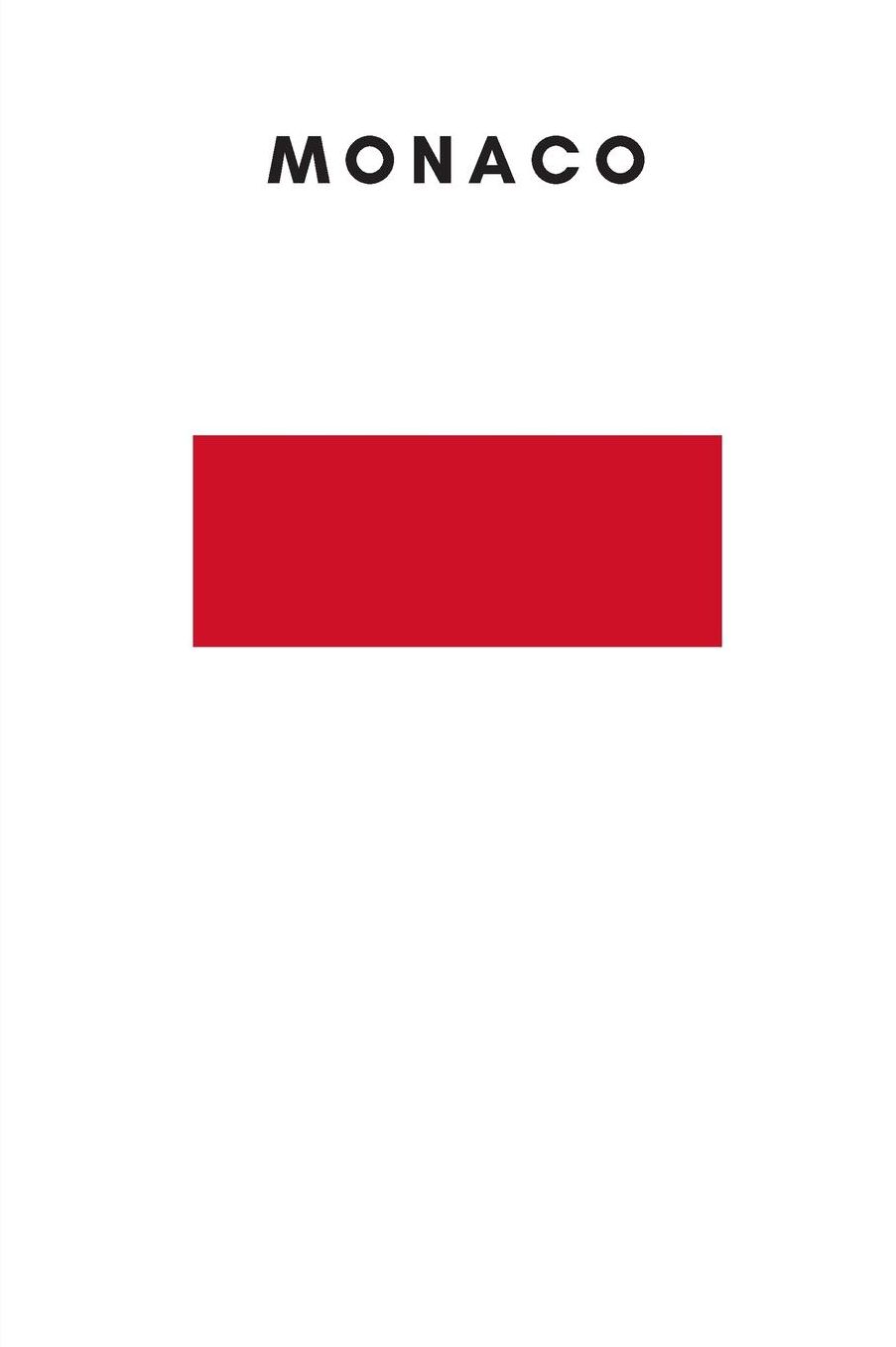 Monaco: Country Flag A5 Notebook to write in with 120 pages