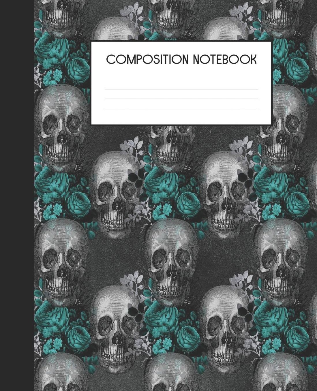 Composition Notebook: Wide Ruled Notebook Gothic Lined Journal 100 Pages 7.5 x 9.25 School Subject Book Notes Student Gift Kids Teenager Adult Teacher