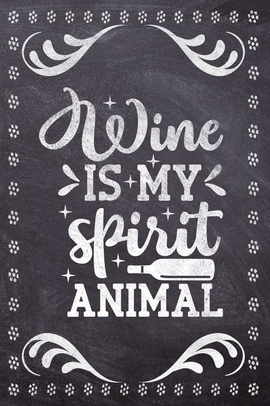 Wine Is My Spirit Animal: Wine Tasting Review/Score Handbook, Journal and Adult Coloring Book (3 Books in 1) - Compact Size 6x9 (124 Pages) Notebook for Journaling, Colouring, Writing Notes, Thoughts, Ideas, Reminders and More - Funny Saying Cover