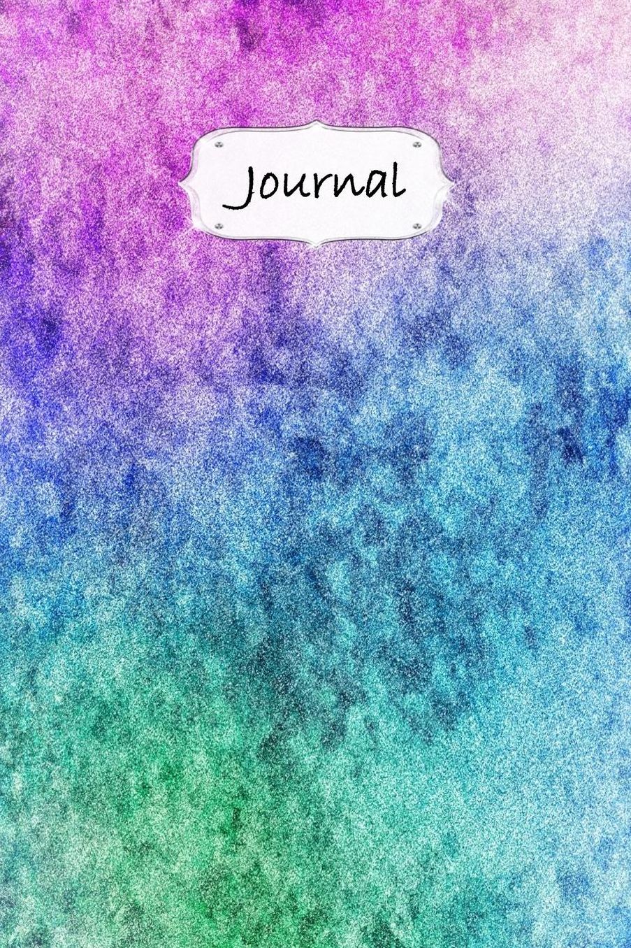 Journal: Pastel Dot Grid Softcover Notebook Minimalist Planner Blue Purple Green #8