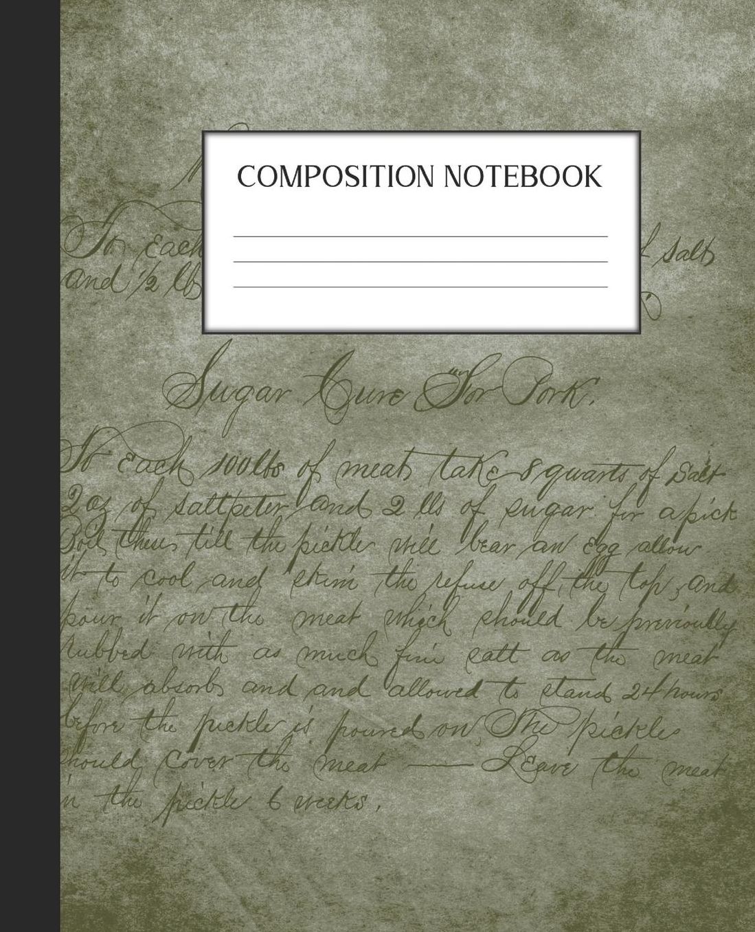 Composition Notebook: Wide Ruled Notebook Gothic Lined Journal 100 Pages 7.5 x 9.25 School Subject Book Notes Student Gift Kids Teenager Adult Teacher