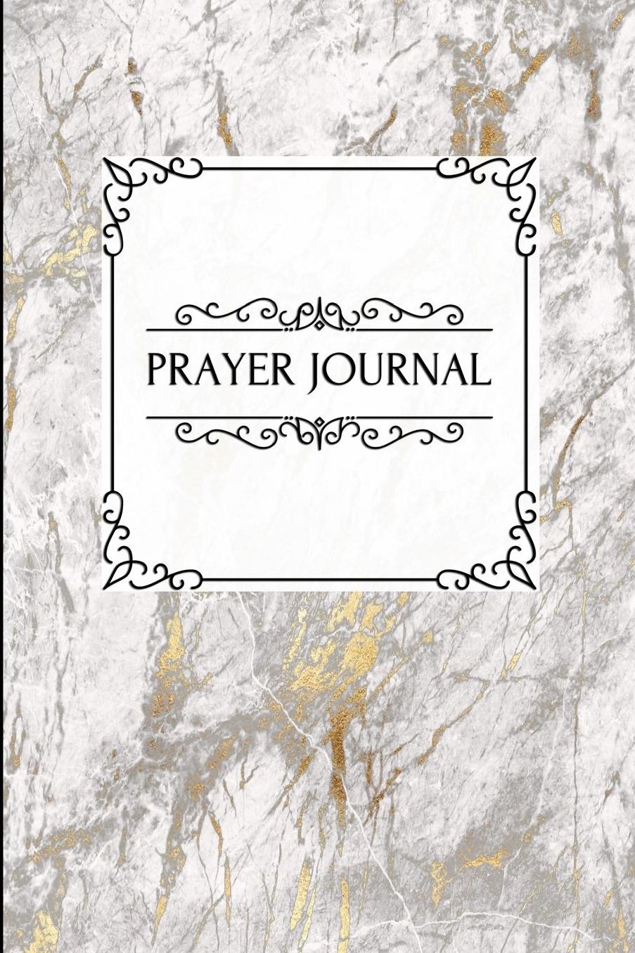 Prayer Journal: Marble Gold (9) - A Daily Devotional Journal Notebook For Bible Reflection & Gratitude - [Classic]