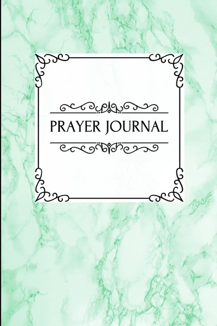 Prayer Journal: Marble Stone Green - A Daily Devotional Journal Notebook For Bible Reflection & Gratitude - [Classic]