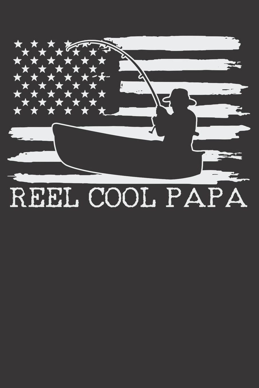 Patriodic Fishing Gift Notebook: USA US Flag 4th Of July American Fishing Boat Lake 6x9 College Ruled 120 Pages Notebook Sketchbook Journal