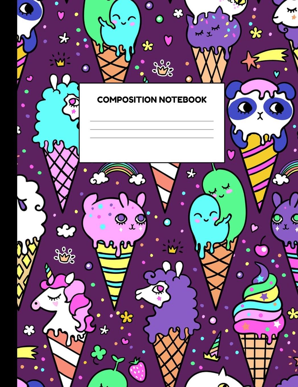Composition Notebook: Wide Ruled Paper Notebook Journal - Blank Lined Workbook for Teens Kids Students Girls for Home School College for Writing Notes
