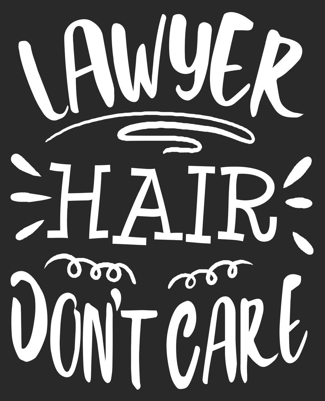 Lawyer Hair Don't Care: Funny Attorney Law Student School Graduation Composition Notebook 100 College Ruled Pages Journal Diary