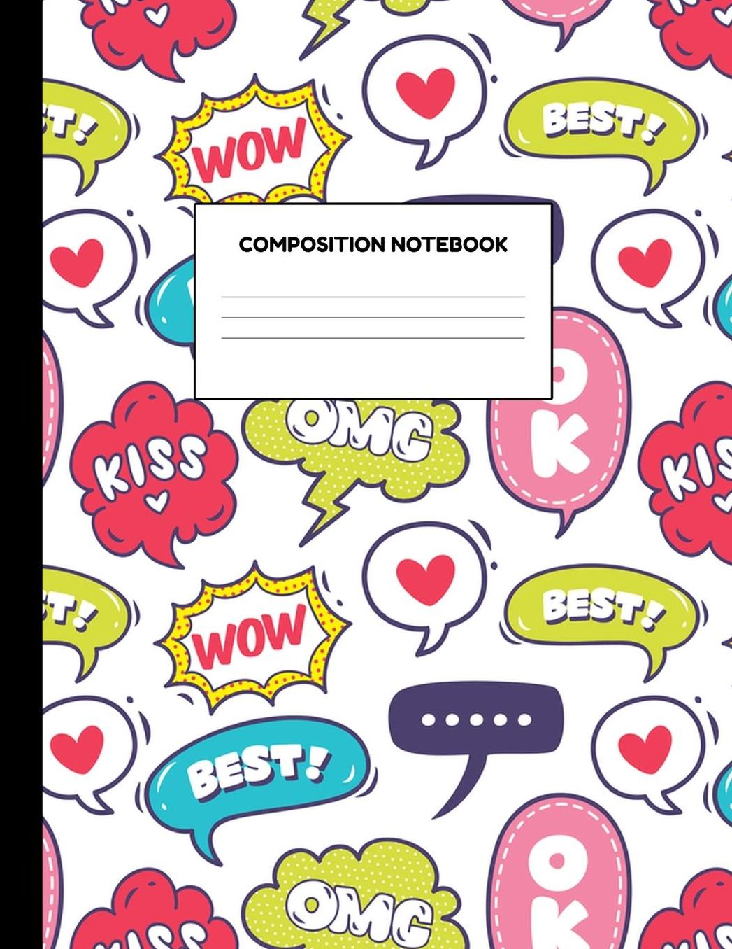 Composition Notebook: Wide Ruled Paper Notebook Journal - Blank Lined Workbook for Teens Kids Students Girls for Home School College for Writing Notes