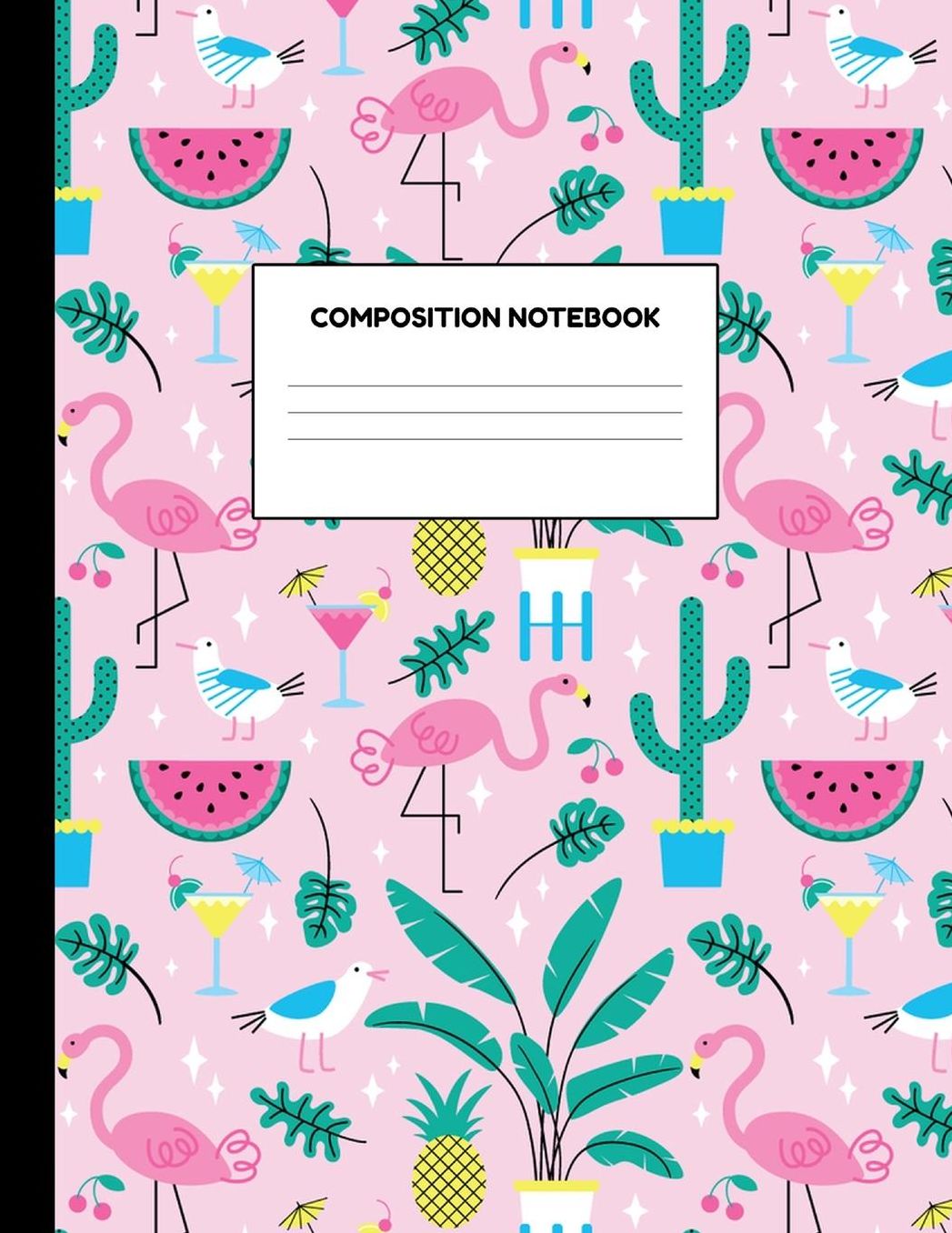 Composition Notebook: Wide Ruled Paper Notebook Journal - Blank Lined Workbook for Teens Kids Students Girls for Home School College for Writing Notes