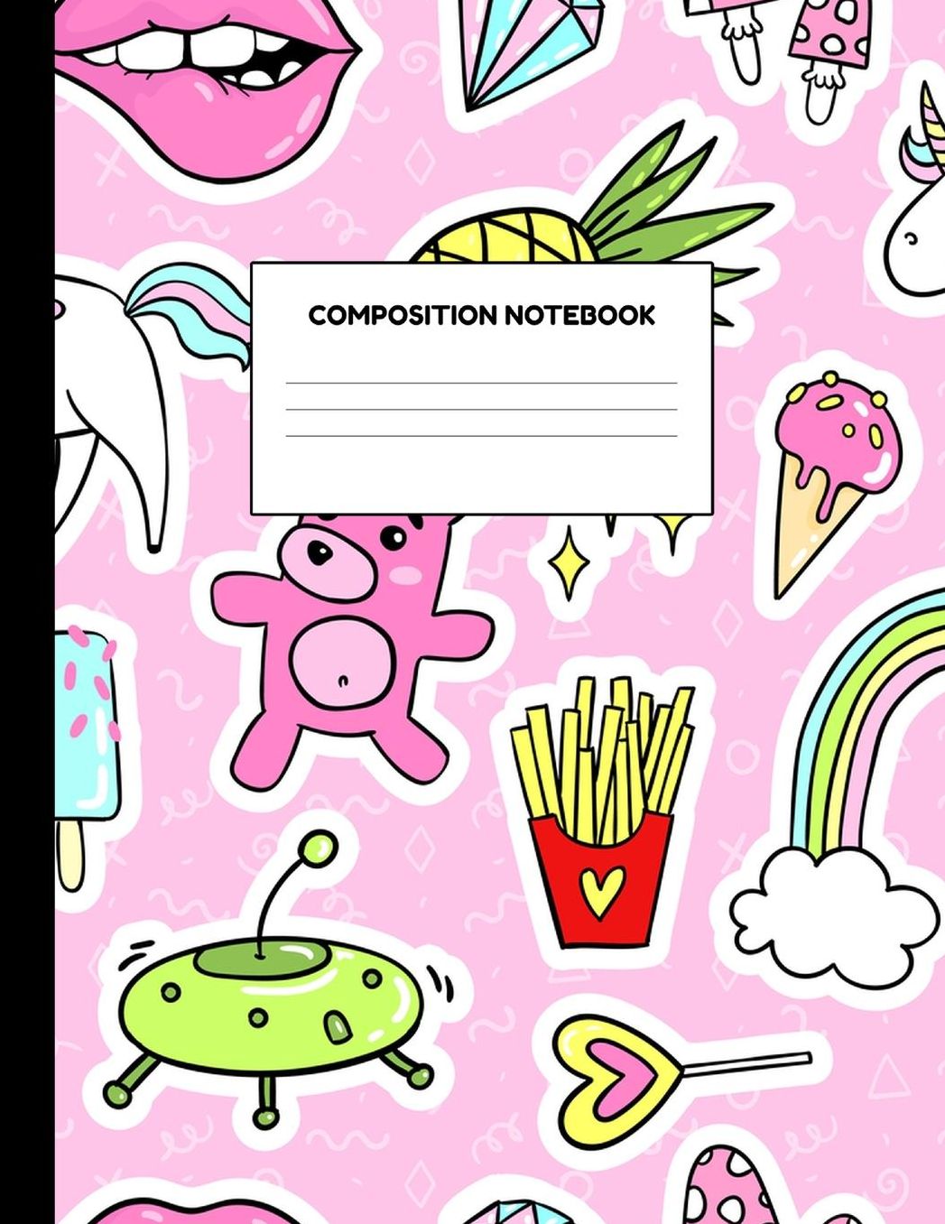 Composition Notebook: Wide Ruled Paper Notebook Journal - Blank Lined Workbook for Teens Kids Students Girls for Home School College for Writing Notes