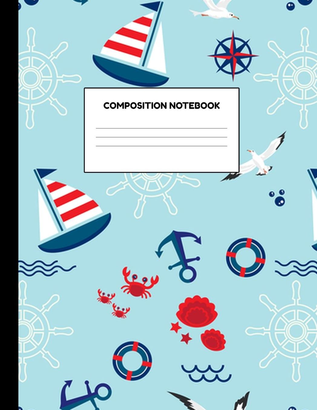 Composition Notebook: Wide Ruled Paper Notebook Journal - Blank Lined Workbook for Teens Kids Students Girls for Home School College for Writing Notes