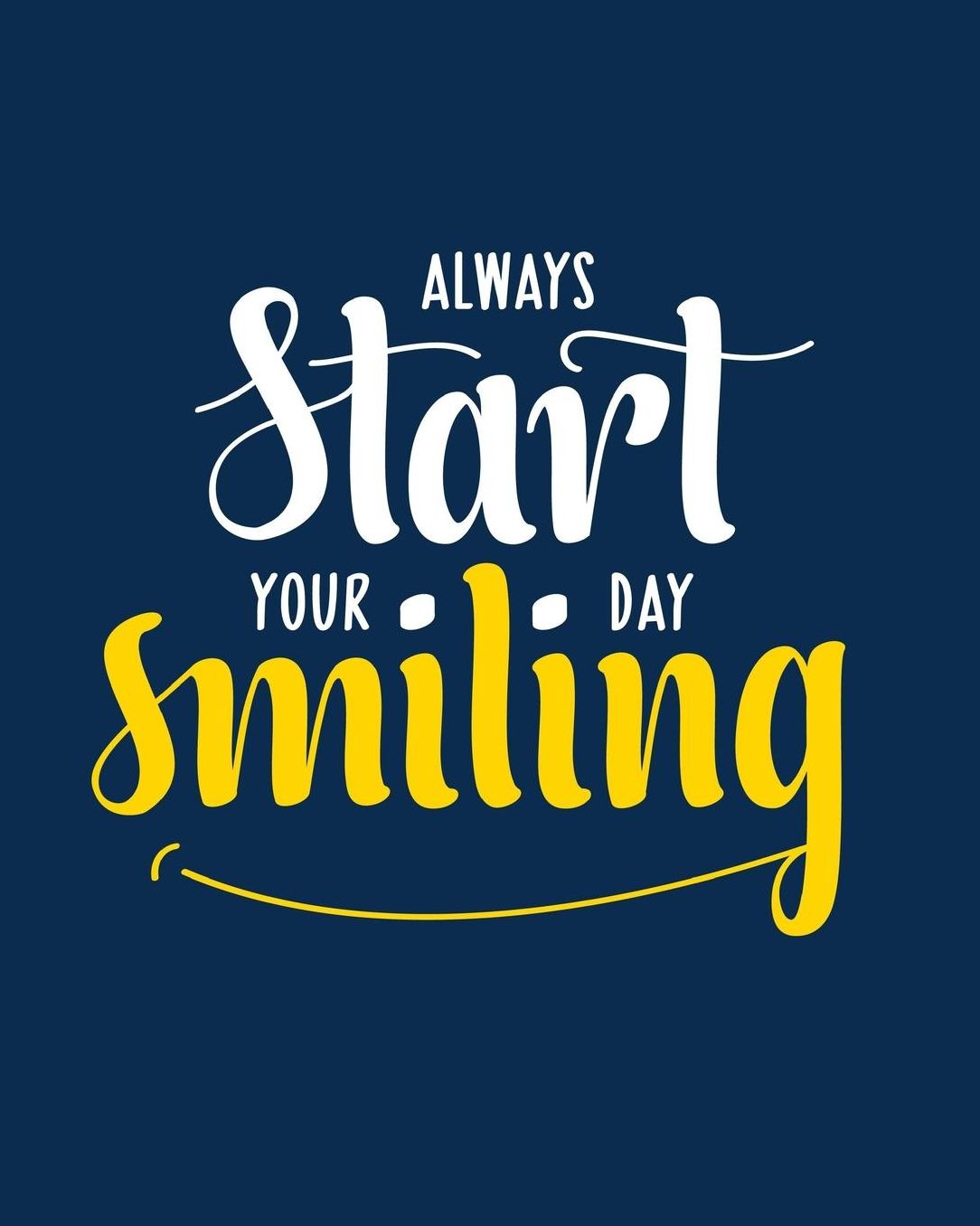 Always Start Your Day Smiling: Journal For Friends 8 x 10 In, 150 Pages