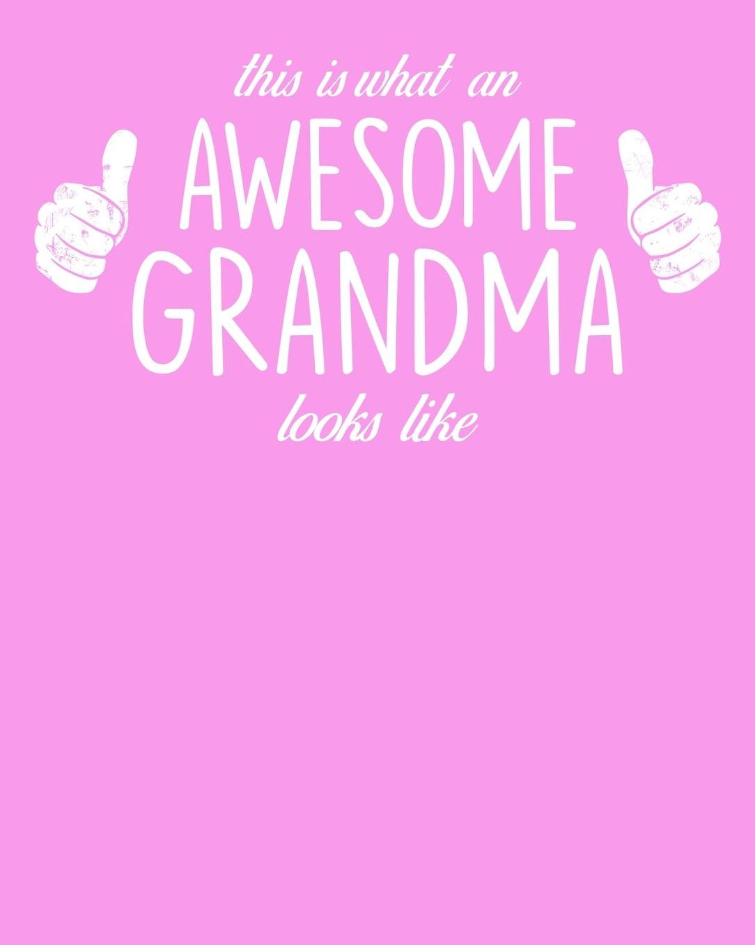 Grandma: Pink Journal, Notebook, And Diary Note Book