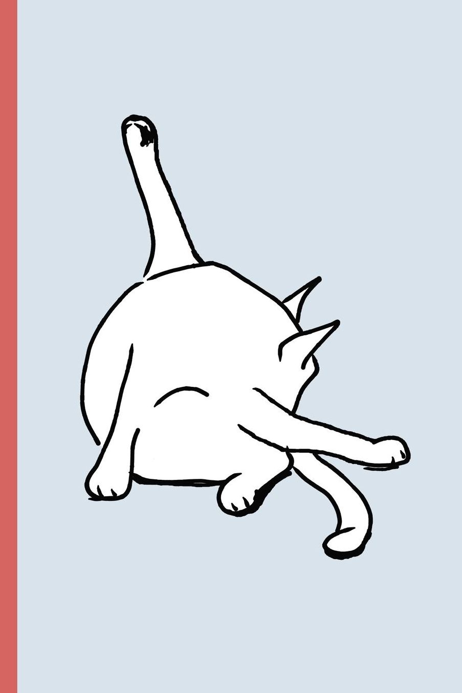 Notes: A Blank Dot Grid Notebook with Washing Cat Cover Art