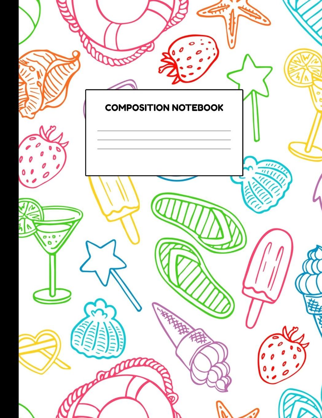 Composition Notebook: Wide Ruled Paper Notebook Journal - Blank Lined Workbook for Teens Kids Students Girls for Home School College for Writing Notes