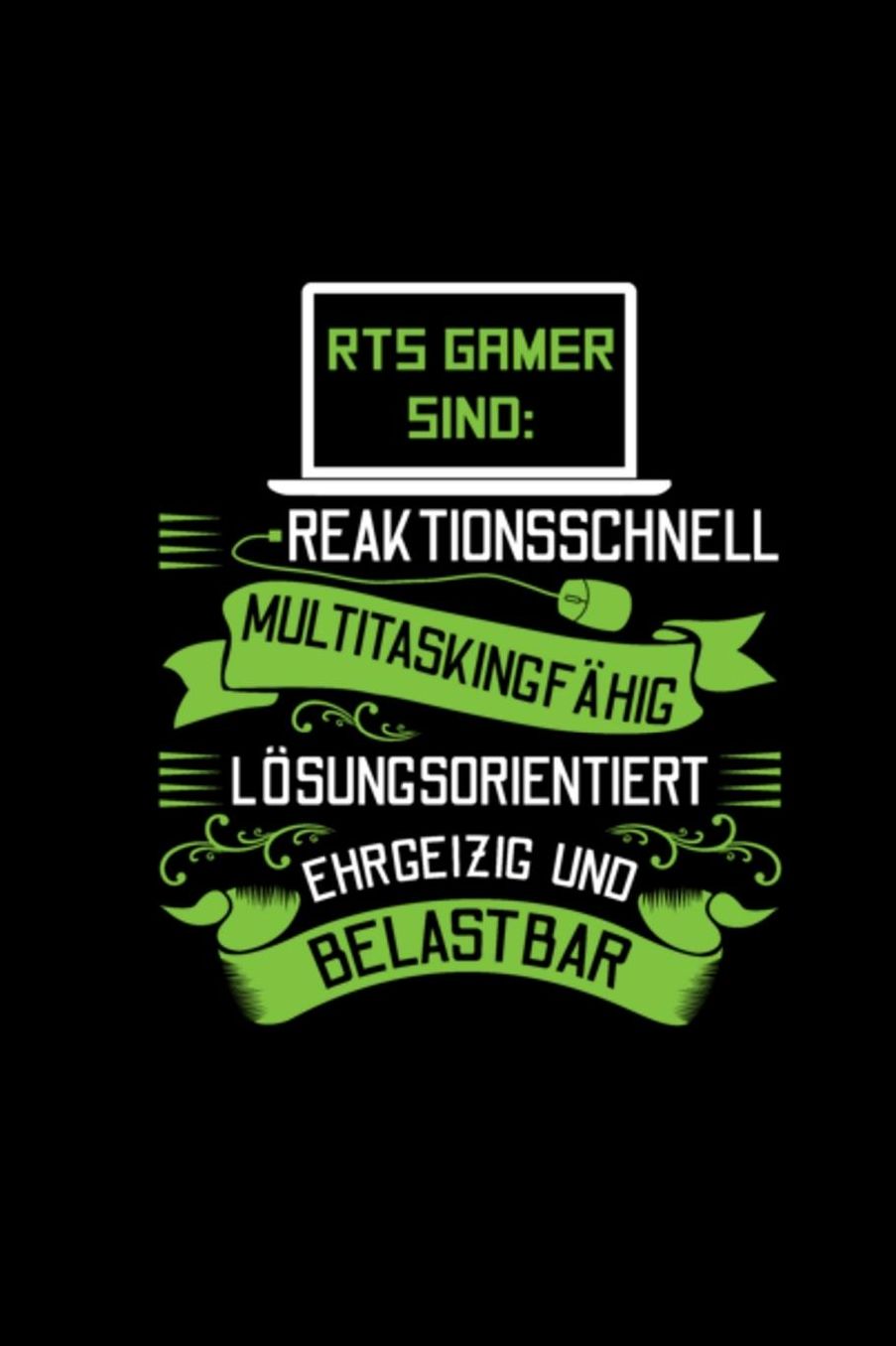 RTS Gamer Sind: Notizbuch liniert A5 Fï¿½r Zocker Lustige Gaming Sprï¿½che Geschenk fï¿½r Sohn & Mï¿½nner Online Games Notizblock Journal