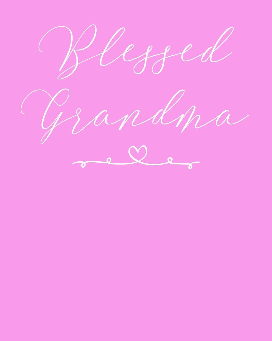 Grandma: Pink Journal, Notebook, And Diary Note Book