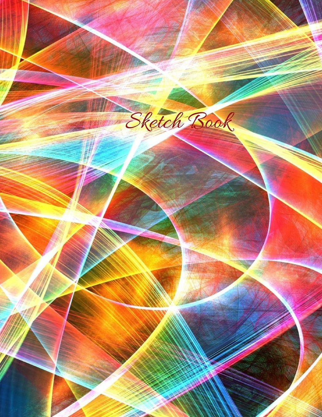 Sketch Book: 150 Page Drawing Pad for Kids with Unique Boldly Colored Abstract Cover Design, 8.5 x 11 Lightweight Sketchbook for Children, Perfect for Drawing, Sketching, Coloring, and Journaling