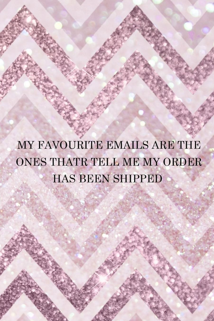My Favourite Emails Are The Ones Thatr Tell Me My Order has Been Shipped: Blank Lined Notebook ( Shopping Online ) Pink Stripes