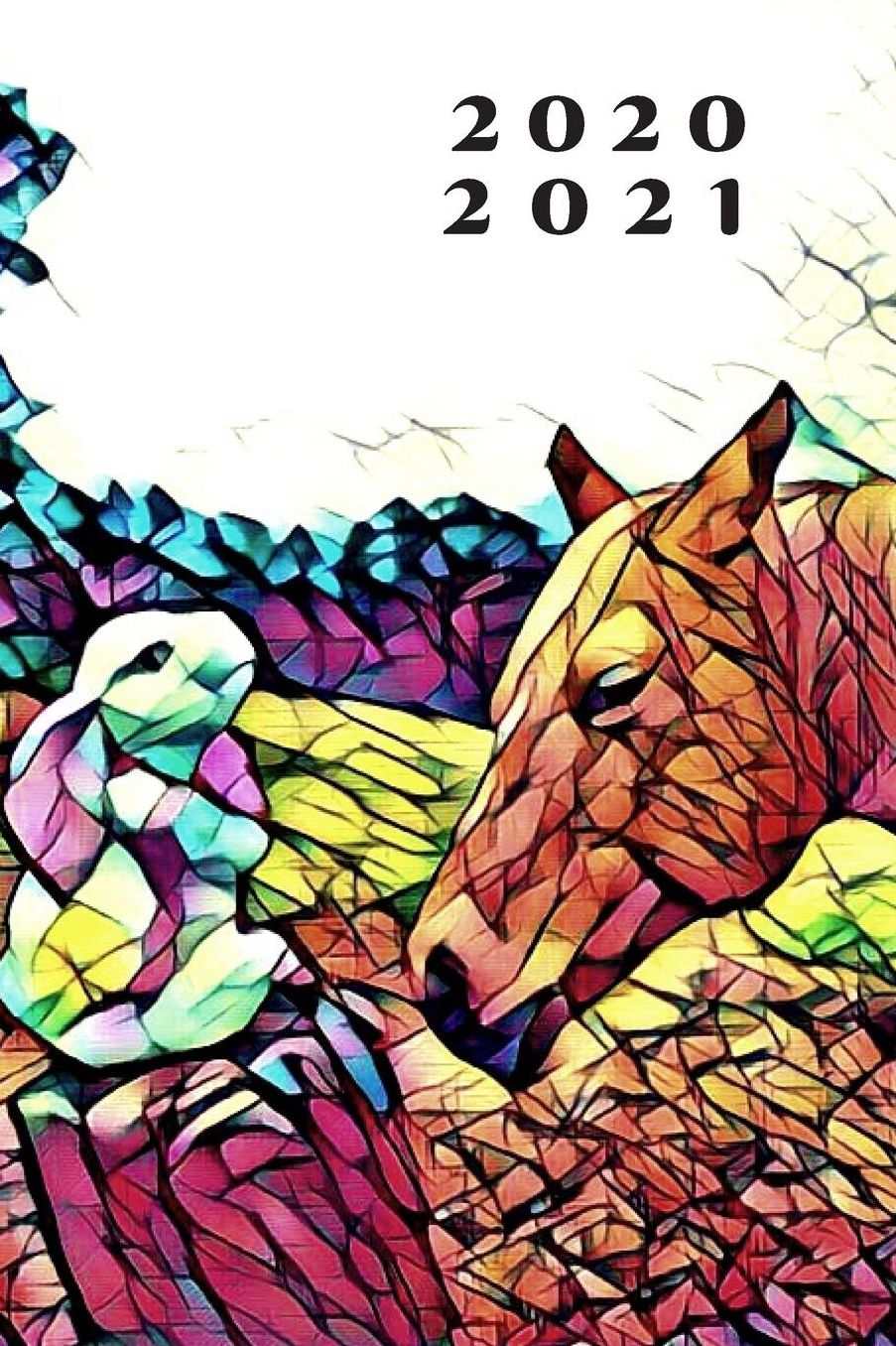 Cute Rabbit and Yellow Horse Colorful County 25 Month Weekly Planer Dated Calendar 2 years plus December: To-Do Lists, Tasks, Notes or Appointments. Purse Size at-A-Glance Schedule Notebook