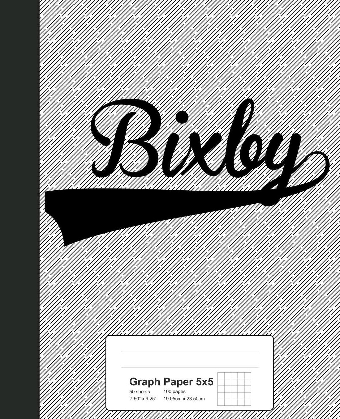 Graph Paper 5x5: BIXBY Notebook