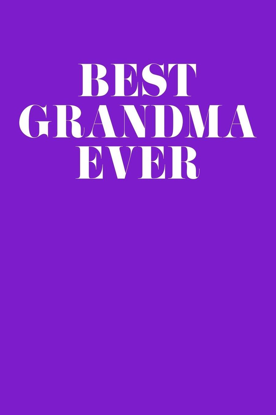 Grandma: Purple Journal, Notebook, And Diary Note Book