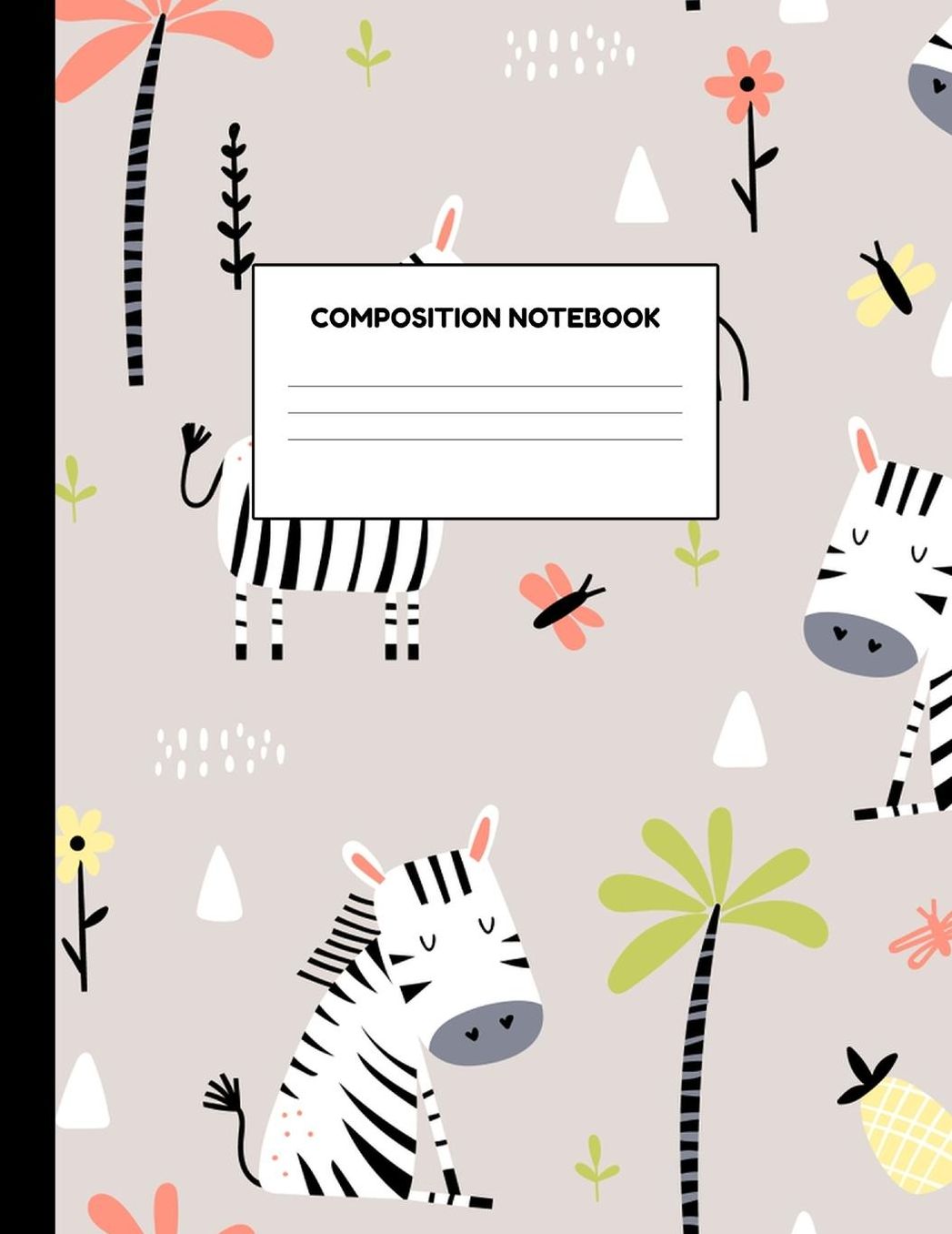 Composition Notebook: Wide Ruled Paper Notebook Journal - Blank Lined Workbook for Teens Kids Students Girls for Home School College for Writing Notes
