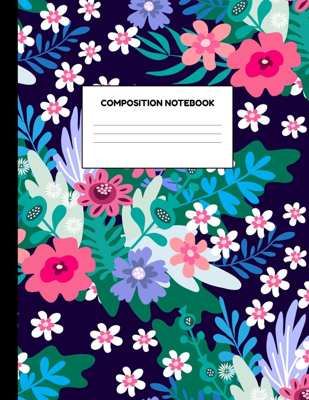 Composition Notebook: Wide Ruled Paper Notebook Journal - Blank Lined Workbook for Teens Kids Students Girls for Home School College for Writing Notes