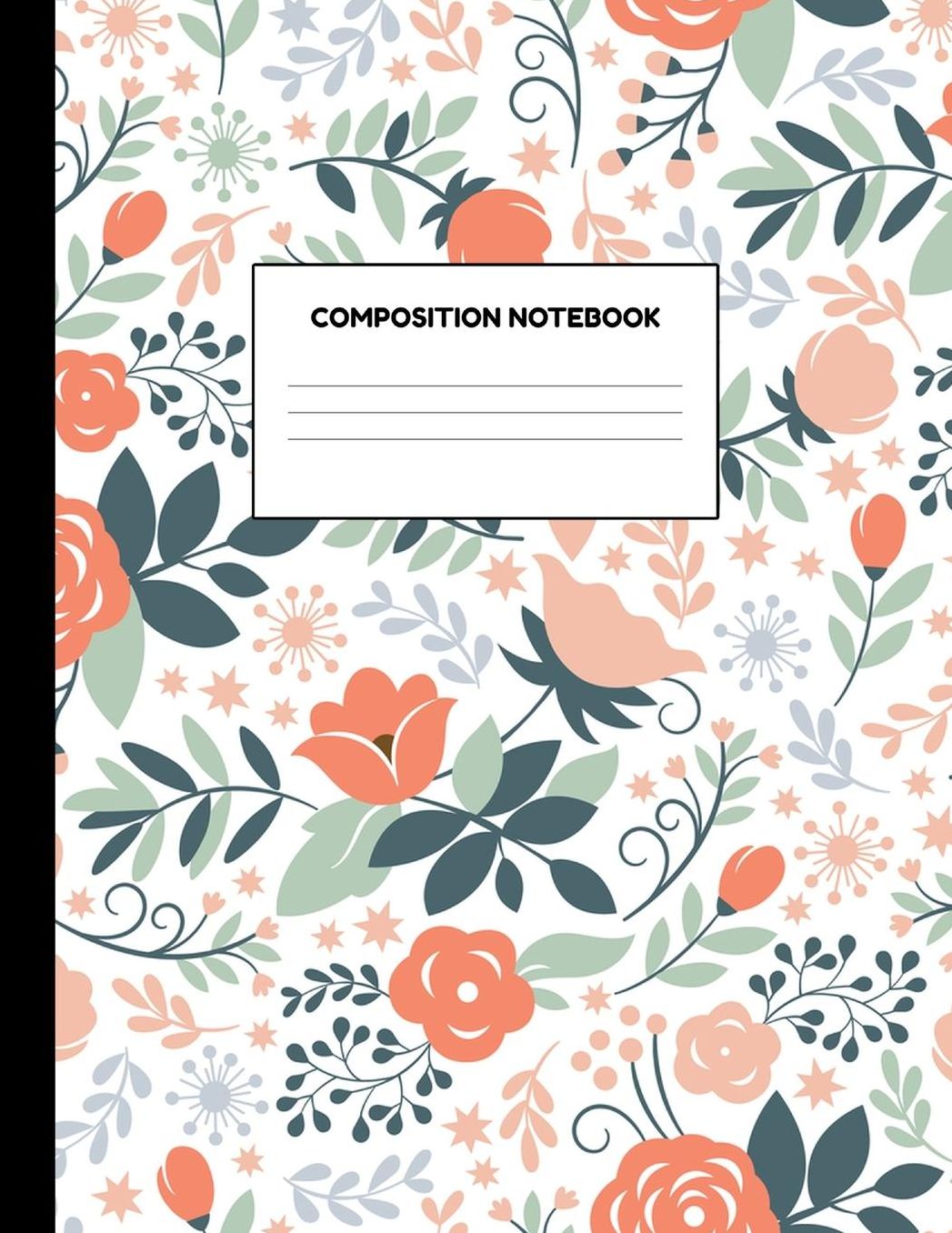 Composition Notebook: Wide Ruled Paper Notebook Journal - Blank Lined Workbook for Teens Kids Students Girls for Home School College for Writing Notes