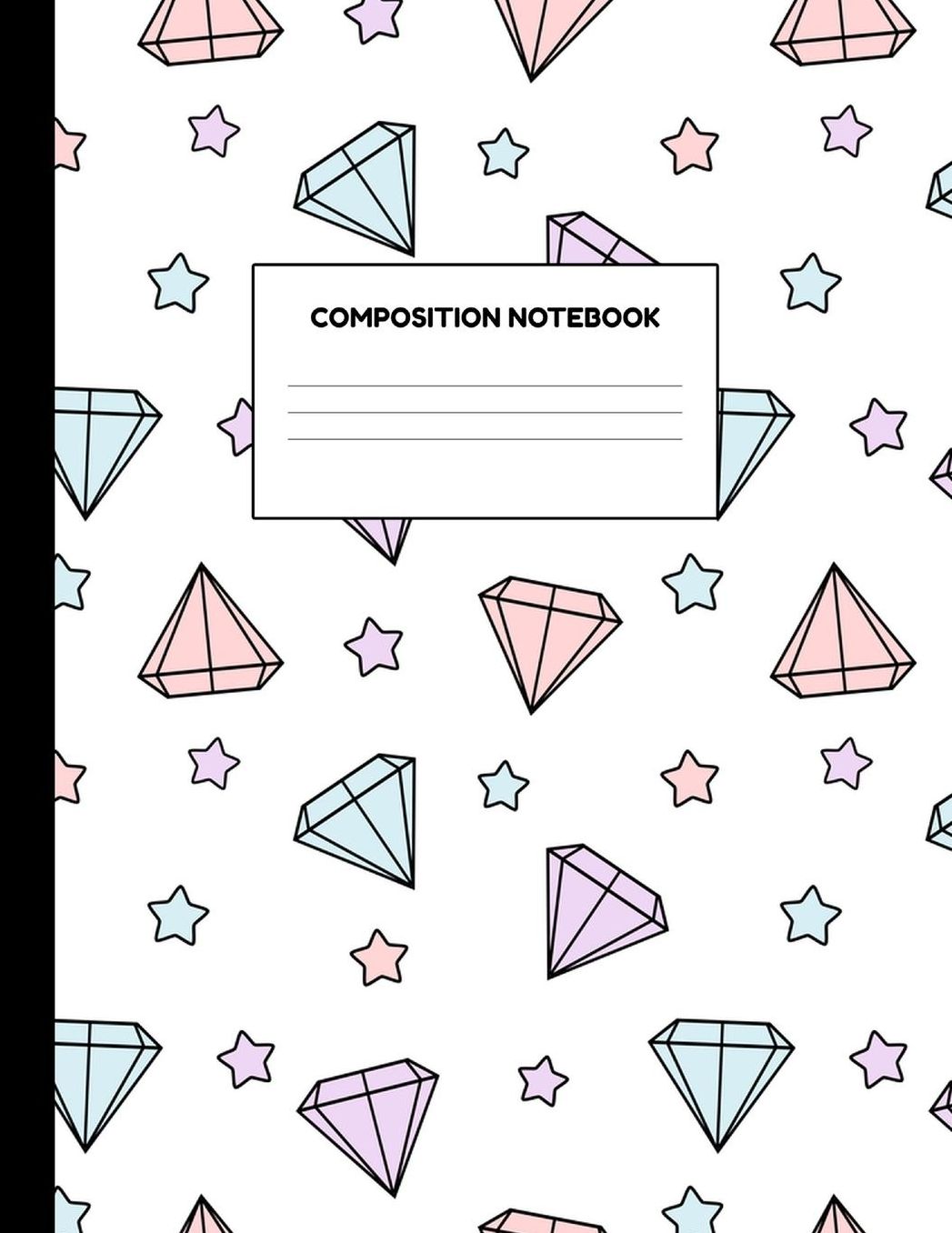 Composition Notebook: Wide Ruled Paper Notebook Journal - Blank Lined Workbook for Teens Kids Students Girls for Home School College for Writing Notes