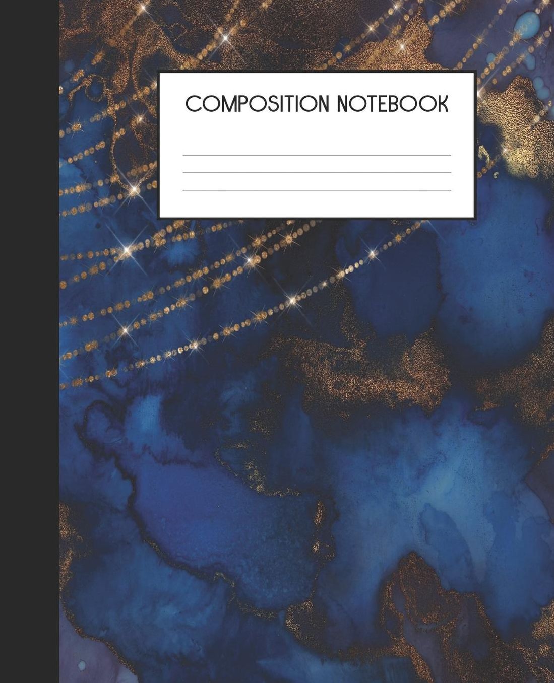 Composition Notebook: Wide Ruled Notebook Gothic Grunge Damask Lined Journal 100 Pages 7.5 x 9.25 School Subject Book Notes Student Gift Kids Teenager Adult Teacher