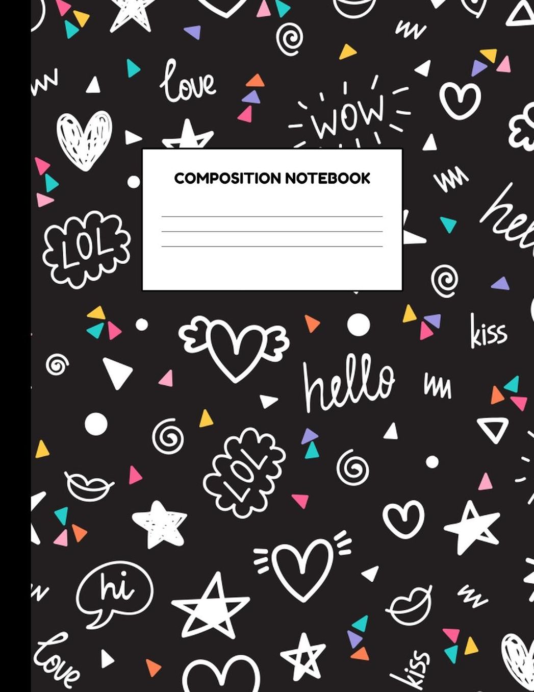 Composition Notebook: Wide Ruled Paper Notebook Journal - Blank Lined Workbook for Teens Kids Students Girls for Home School College for Writing Notes