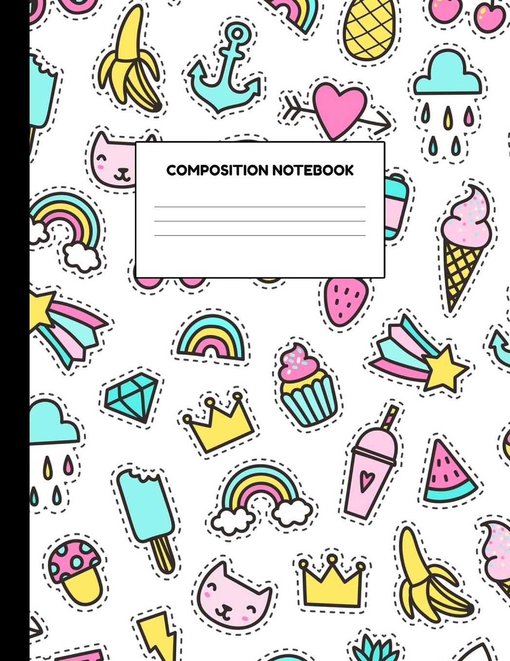 Composition Notebook: Wide Ruled Paper Notebook Journal - Blank Lined Workbook for Teens Kids Students Girls for Home School College for Writing Notes