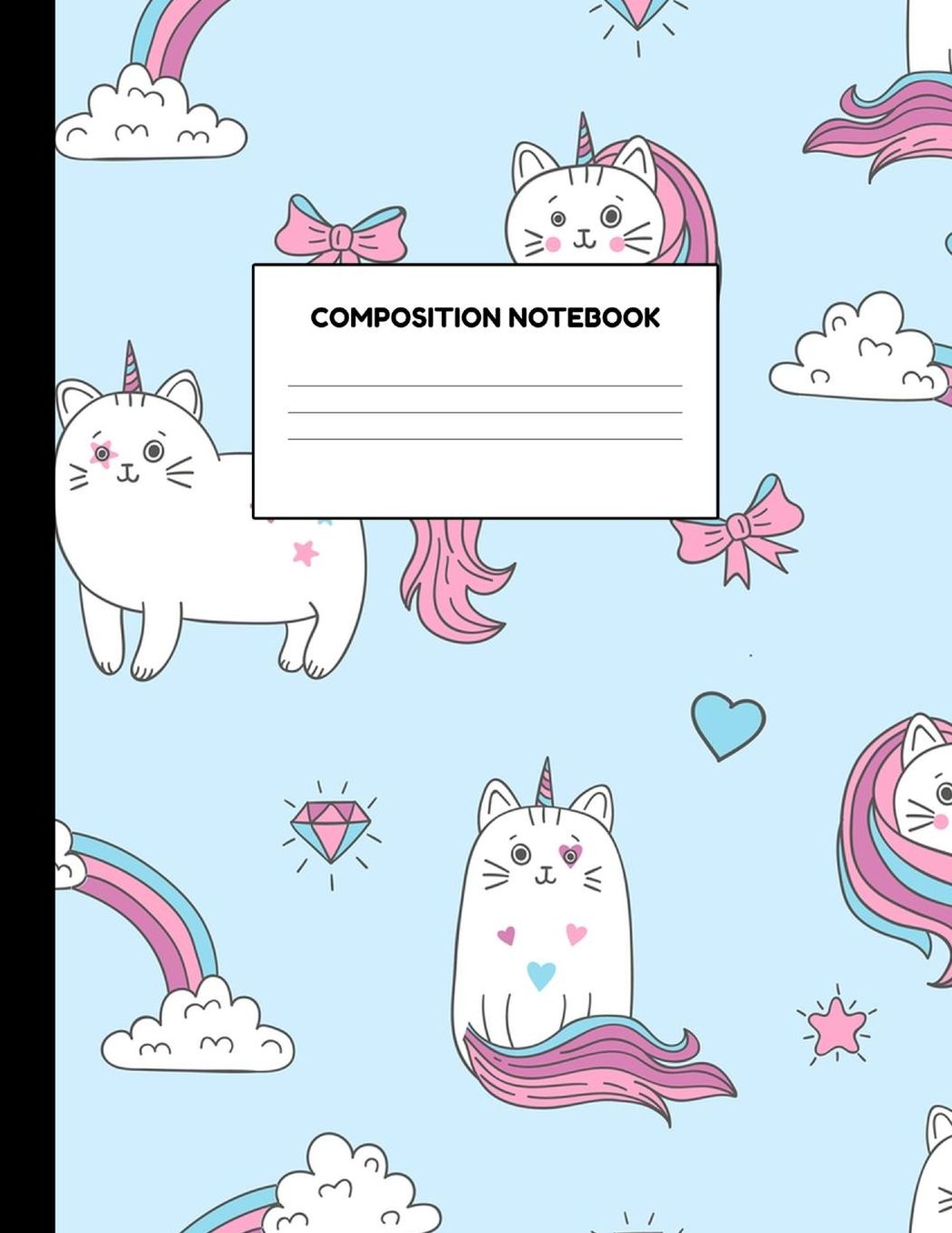 Composition Notebook: Wide Ruled Paper Notebook Journal - Blank Lined Workbook for Teens Kids Students Girls for Home School College for Writing Notes