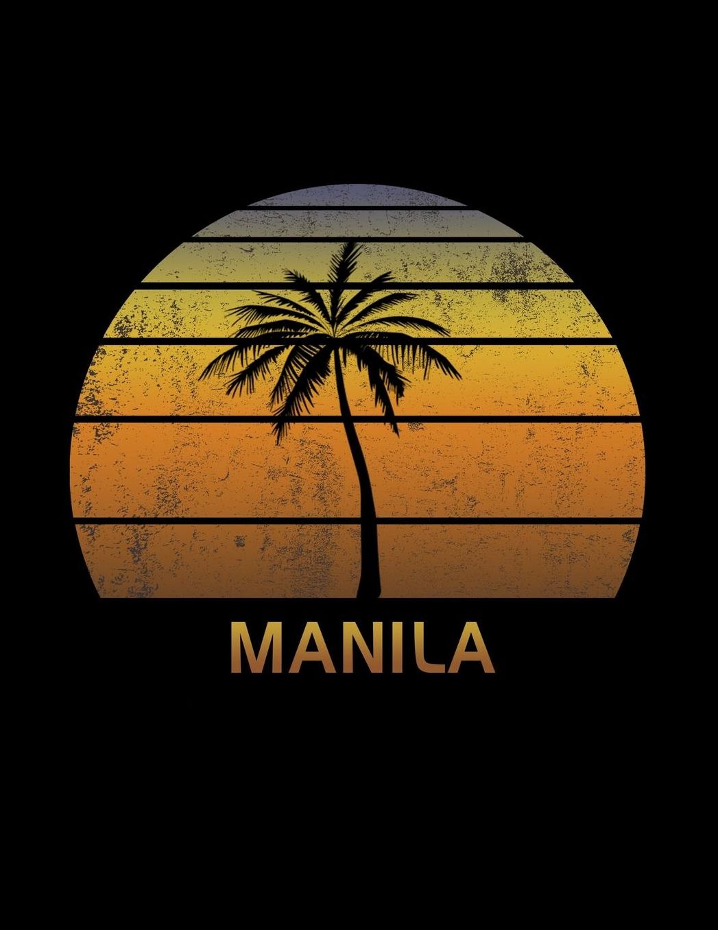 Manila: Philippines Notebook Lined College Ruled Paper For Taking Notes. Stylish Journal Diary 8.5 x 11 Inch Soft Cover. For Home, Work Or School.