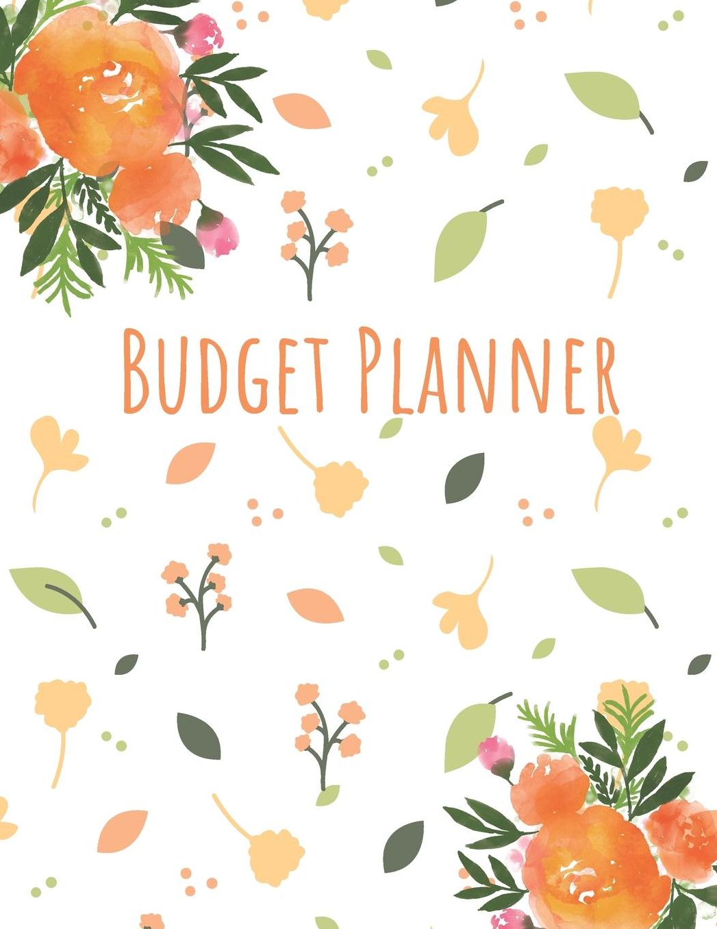 Budget Planner: Fall themed watercolour Budget Workbook Finance Monthly & Weekly Budget Planner Debt Log Expense Tracker Bill Organizer Journal Notebook Budget Planning Budget Worksheets (Expense Tracker Budget Planner)