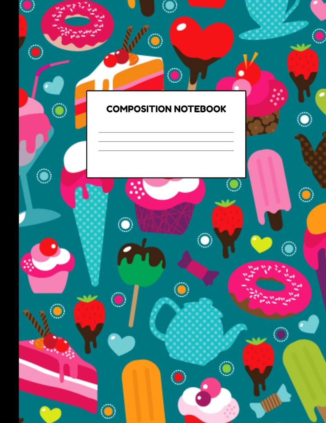 Composition Notebook: Wide Ruled Paper Notebook Journal - Blank Lined Workbook for Teens Kids Students Girls for Home School College for Writing Notes