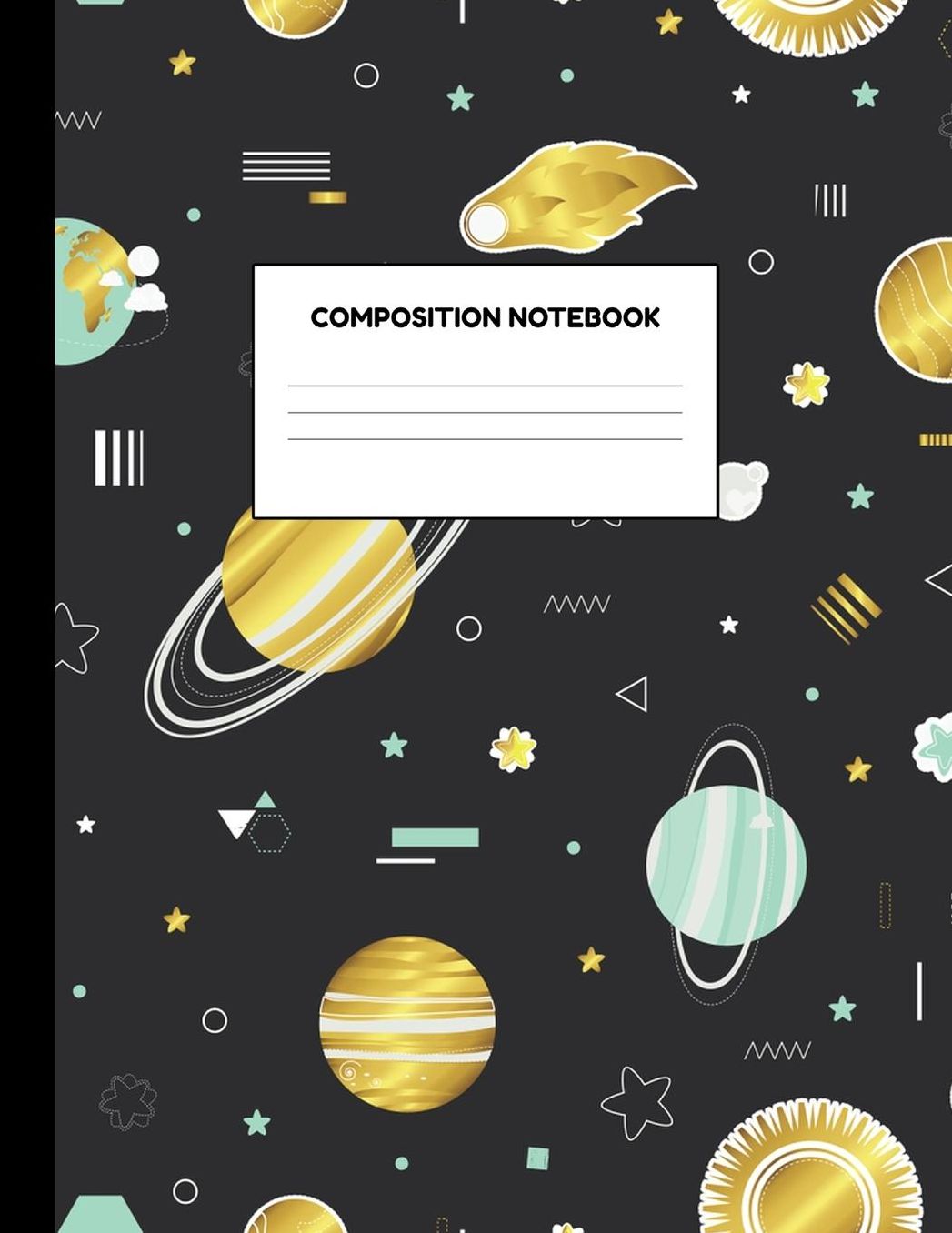 Composition Notebook: Wide Ruled Paper Notebook Journal - Blank Lined Workbook for Teens Kids Students Girls for Home School College for Writing Notes