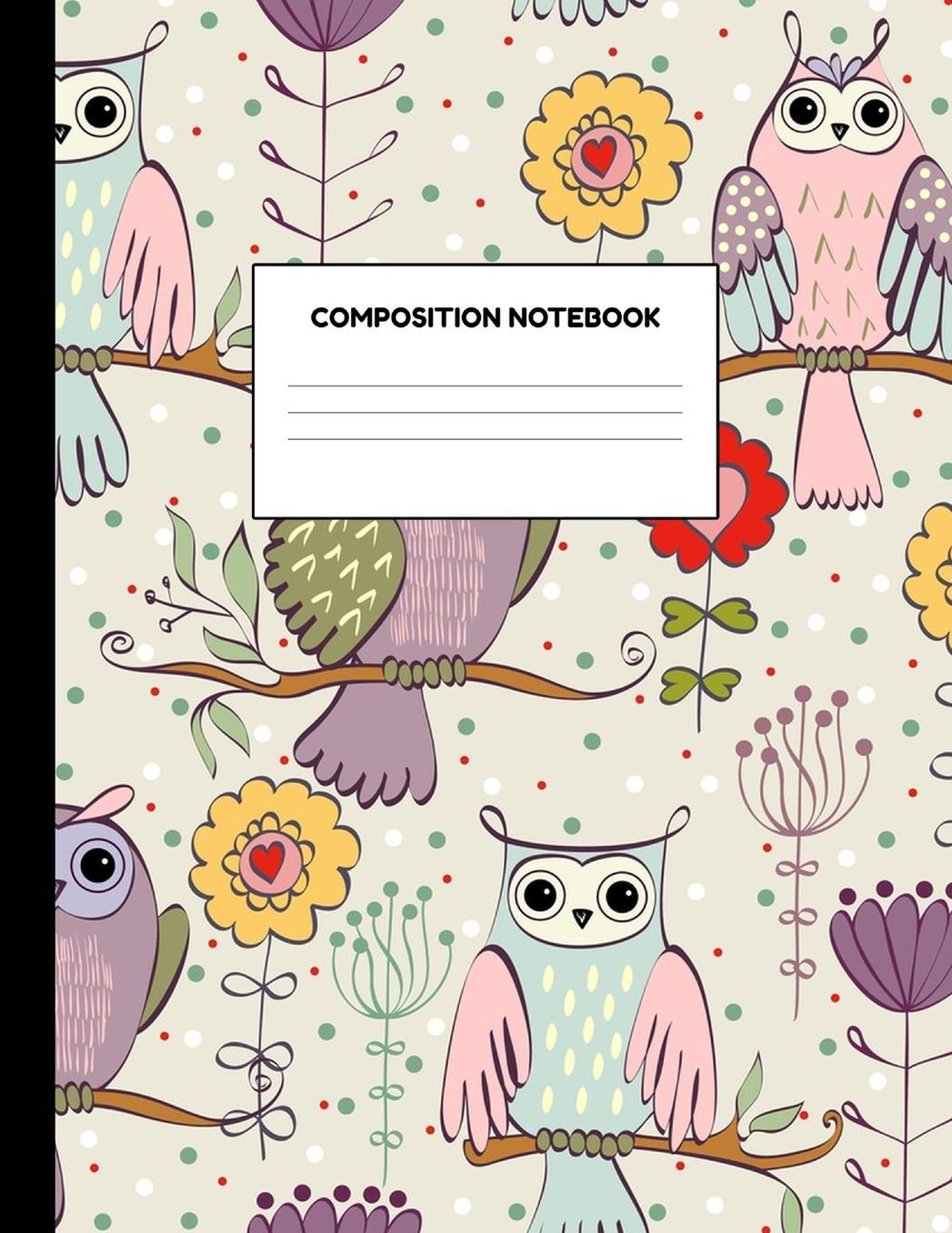 Composition Notebook: Wide Ruled Paper Notebook Journal - Blank Lined Workbook for Teens Kids Students Girls for Home School College for Writing Notes