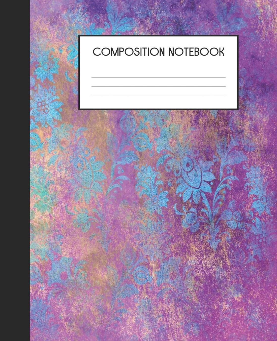 Composition Notebook: Wide Ruled Notebook Light Purple Glam Lined Journal 100 Pages 7.5 x 9.25 School Subject Book Notes Student Gift Kids Teenager Adult Teacher