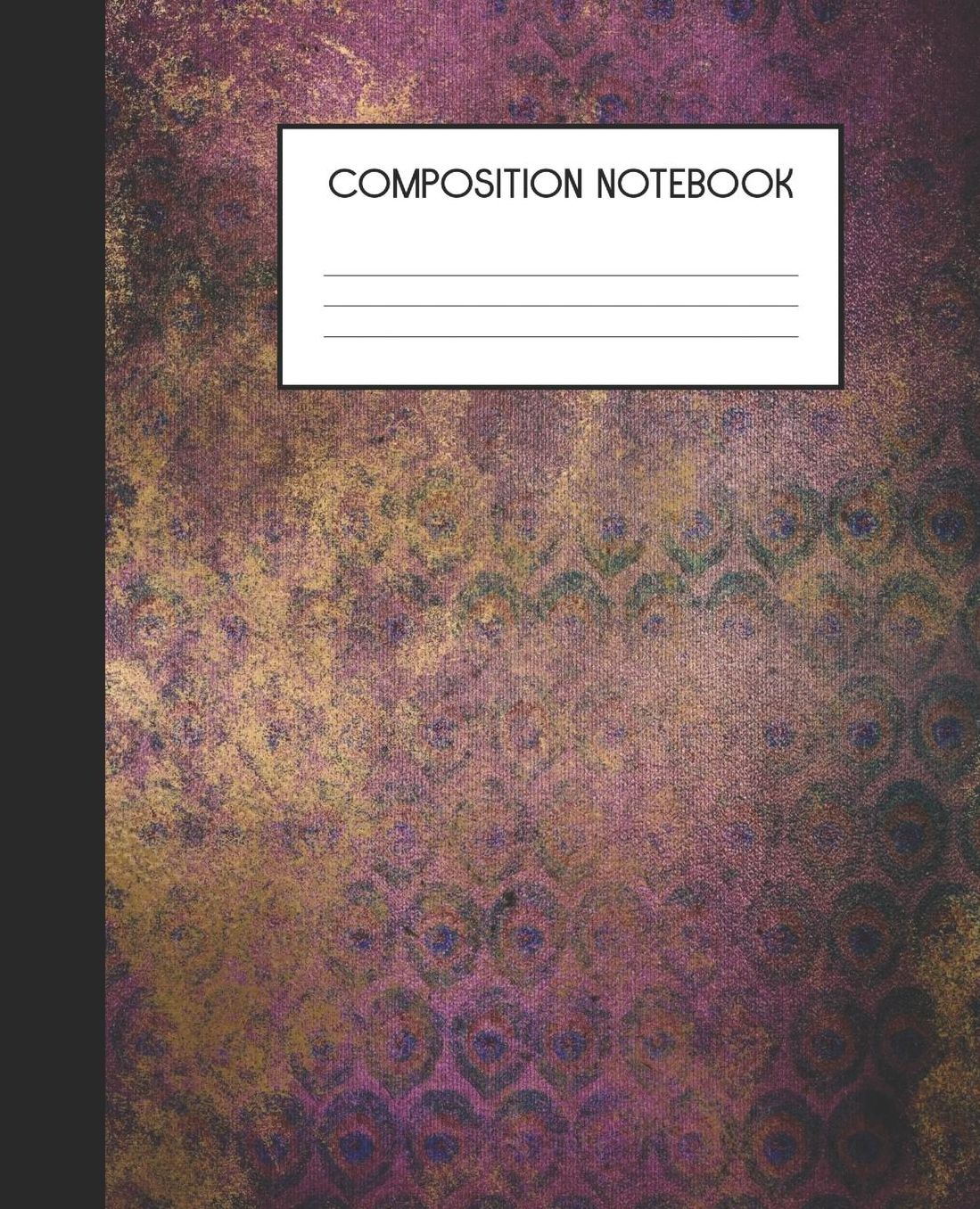 Composition Notebook: Wide Ruled Notebook Light Purple Glam Lined Journal 100 Pages 7.5 x 9.25 School Subject Book Notes Student Gift Kids Teenager Adult Teacher